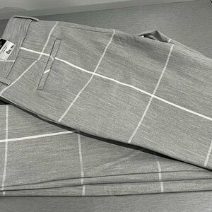 NWT Express Columnist Ankle pants Gray plaid 0R